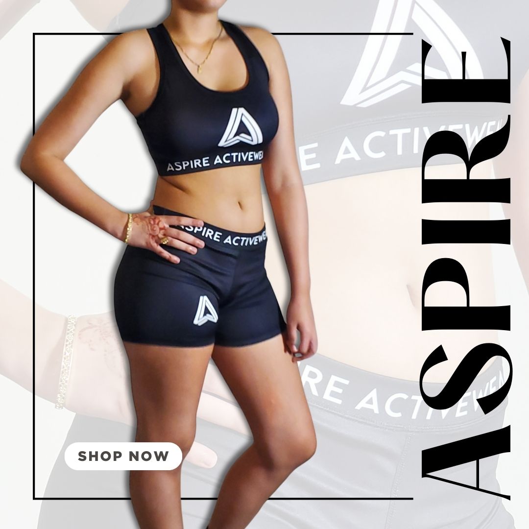 ASPIRE ESSENTIAL Performance Set. Short & Bra l Black