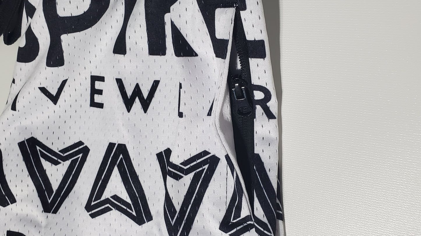ASPIRE Mesh Hoppers Short I White