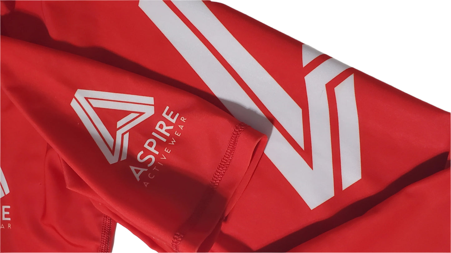 ASPIRE ELITE Performance Compression T-Shirt I Red